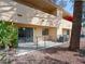 The enclosed patio offers a private outdoor space with easy access to the lush community grounds at 2851 S Valley View Blvd # 1150, Las Vegas, NV 89102