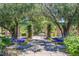 A view of the community park with manicured gardens and walking paths at 301 Treehouse Ct, Henderson, NV 89012