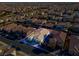 Aerial view of a well-maintained property in a dense residential neighborhood at 351 Dandelion Brook Ct Ct, Las Vegas, NV 89148