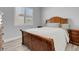 This bedroom features wood-look flooring and a shuttered window at 351 Dandelion Brook Ct Ct, Las Vegas, NV 89148