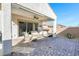 Covered patio area with lounge seating at 351 Dandelion Brook Ct Ct, Las Vegas, NV 89148