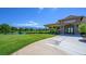 Beautiful exterior view of the Grill Room and Bar, nestled on the golf course at 4485 E Brusca Way, Pahrump, NV 89061