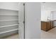 A well-organized pantry provides ample storage for groceries and kitchen essentials at 4485 E Brusca Way, Pahrump, NV 89061