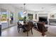 Inviting dining room with access to the backyard, creating a seamless indoor-outdoor living experience at 8290 Gagnier Blvd, Las Vegas, NV 89113