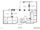 Detailed floor plan showcasing the layout of a spacious home with multiple bedrooms, bathrooms, and living areas at 9103 Alta Dr # 102, Las Vegas, NV 89145