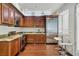 Gourmet kitchen features custom cabinets, stainless steel appliances, and sleek countertops at 9103 Alta Dr # 102, Las Vegas, NV 89145
