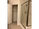 Clean, updated bathroom featuring a glass-enclosed shower and closet at , Las Vegas, NV 89148