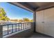 Private balcony offers an outdoor space with parking lot views at 2606 S Durango Dr # 232, Las Vegas, NV 89117