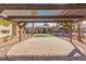 Exterior patio area showcasing the putting green and desert landscaping at 2606 S Durango Dr # 232, Las Vegas, NV 89117