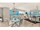 Bright and airy living room features floor to ceiling windows and an open floor plan at 4525 Dean Martin Dr # 2800, Las Vegas, NV 89103