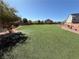Spacious community dog park with ample green space, surrounded by homes in a well maintained neighborhood at 7068 Parrot Bay Way, Las Vegas, NV 89118