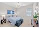 Bedroom features neutral paint, cozy carpet, and contemporary decor at 1 Vicolo Bella, Henderson, NV 89011