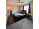 Cozy bedroom with carpet and nice furnishings at 10215 Radcliffe Peak Ave, Las Vegas, NV 89166