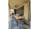 Covered patio featuring outdoor dining area at 10220 Radcliffe Peak Ave, Las Vegas, NV 89166