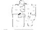 Detailed floor plan showcasing layout of rooms, including kitchen, bedrooms, and living spaces at 174 Buena Ct, Henderson, NV 89074