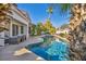 Inviting backyard pool and patio area perfect for outdoor entertaining and relaxation at 174 Buena Ct, Henderson, NV 89074