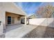 An enclosed backyard featuring desert landscaping and a built-in BBQ at 2517 New Salem Ave, Henderson, NV 89052