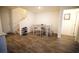 Bright dining area featuring a four-chair table and shoe storage at 2946 Plum Torte St, Las Vegas, NV 89122