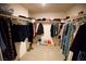 Well-organized walk-in closet offering ample storage space for clothes and accessories at 2946 Plum Torte St, Las Vegas, NV 89122