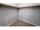 Spacious walk-in closet featuring neutral carpet and closet rod for hanging and ample storage at 343 Cadence Vista Dr, Henderson, NV 89011