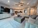Open-concept living area showcases a modern design, seamless flow to kitchen, and abundant space for versatile living at 343 Cadence Vista Dr, Henderson, NV 89011