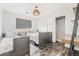 Bedroom with two single beds and a workstation at 4650 Wonderful St, Las Vegas, NV 89147