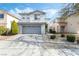 Charming two-story home with attached garage and well-maintained landscaping at 4650 Wonderful St, Las Vegas, NV 89147