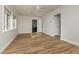 Bright and airy bedroom featuring wood floors, white trim and neutral paint at 525 Date St, Boulder City, NV 89005