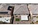 Bird's-eye view of the property showing the roof, patio, and the surrounding neighborhood at 6461 Mount Eden Ave, Las Vegas, NV 89139