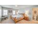 Light and bright main bedroom with ensuite bath featuring modern finishes at 6461 Mount Eden Ave, Las Vegas, NV 89139