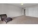 Bedroom with neutral carpet; closet and additional room access seen at 6461 Mount Eden Ave, Las Vegas, NV 89139