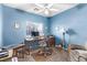 Functional home office featuring a desk, chair, and natural light at 8233 Valley Stream Ave, Las Vegas, NV 89131