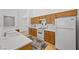 Updated kitchen with ample counter space and modern white appliances at 10808 Aire Dr, Las Vegas, NV 89144