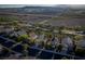 Aerial view of a residential area featuring well-maintained homes and desert landscape at 1219 Diamond Valley St, Henderson, NV 89052