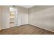 Bright bedroom offers wood-look floors, and a doorway to a spacious walk-in closet at 20 E Serene Ave # 304, Las Vegas, NV 89123