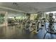 Condo gym with an array of exercise machines and floor-to-ceiling mirrors at 20 E Serene Ave # 304, Las Vegas, NV 89123