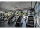 Condo gym featuring multiple stair-stepper machines and exterior views at 20 E Serene Ave # 304, Las Vegas, NV 89123