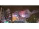 Stunning firework display over the Las Vegas strip at night, showcasing city skyline views at 205 E Harmon Ave # 704, Las Vegas, NV 89169