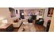 Comfortable living room featuring chic decor, modern lighting, and stylish furnishings at 205 E Harmon Ave # 704, Las Vegas, NV 89169