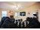 Comfortable living room view overlooking the TV at 2823 Landau Ct, Henderson, NV 89074