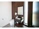 Contemporary bathroom with modern fixtures, vanity, and neutral design at 3530 S Spring Mountain Blvd Ct, Pahrump, NV 89048