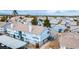 Close aerial view of a condominium, showcasing its private outdoor area and convenient carport parking at 5340 Silvermist Ct # 202, Las Vegas, NV 89122