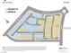 Community site map shows street names and available home lots in the community at 637 N Water St, Henderson, NV 89015