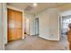 Spacious bedroom featuring built-in storage and doorway leading to additional living spaces at 865 Eureka Falls Ct, Henderson, NV 89052