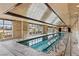 An indoor swimming pool offers year round fitness with beautiful natural lighting at 9101 Alta Dr # 1206, Las Vegas, NV 89145