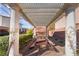 Charming pergola with picnic tables, ideal for outdoor dining and socializing at 10858 La Florentina Ave, Las Vegas, NV 89166