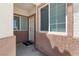 Welcoming front porch with decorative mat and stylish exterior paint at 1410 Pink Dawn Dr, Henderson, NV 89014