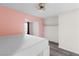 Bedroom featuring wood-look floors and closet at 2799 Boise St, Las Vegas, NV 89121