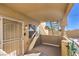 Inviting covered patio space perfect for relaxing and enjoying the outdoors at 328 S Buffalo Dr # 101, Las Vegas, NV 89145