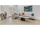 A cozy living room with modern furniture and neutral colors at 3425 Conan St # 103, Las Vegas, NV 89129